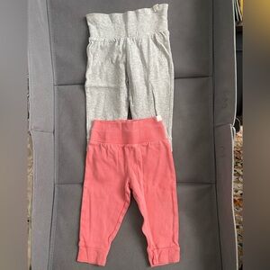 2 organic baby leggings